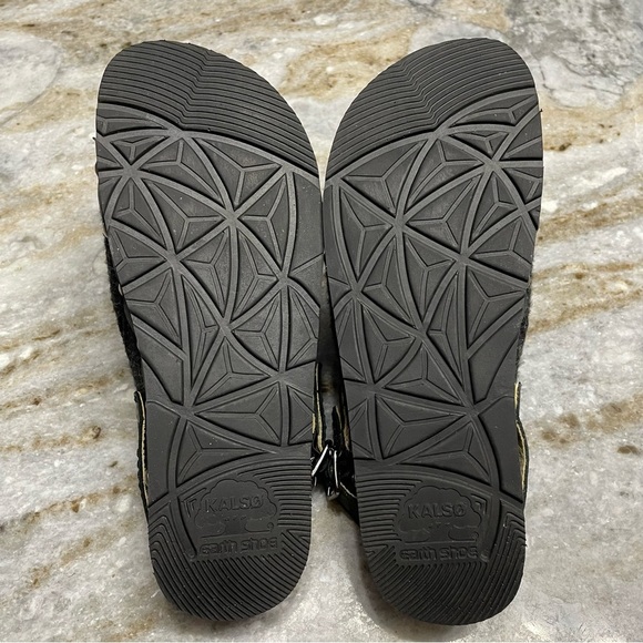 KALSO Earth Shanti Wool & Wood Negative Heel Clogs / Mules - Picture 11 of 12